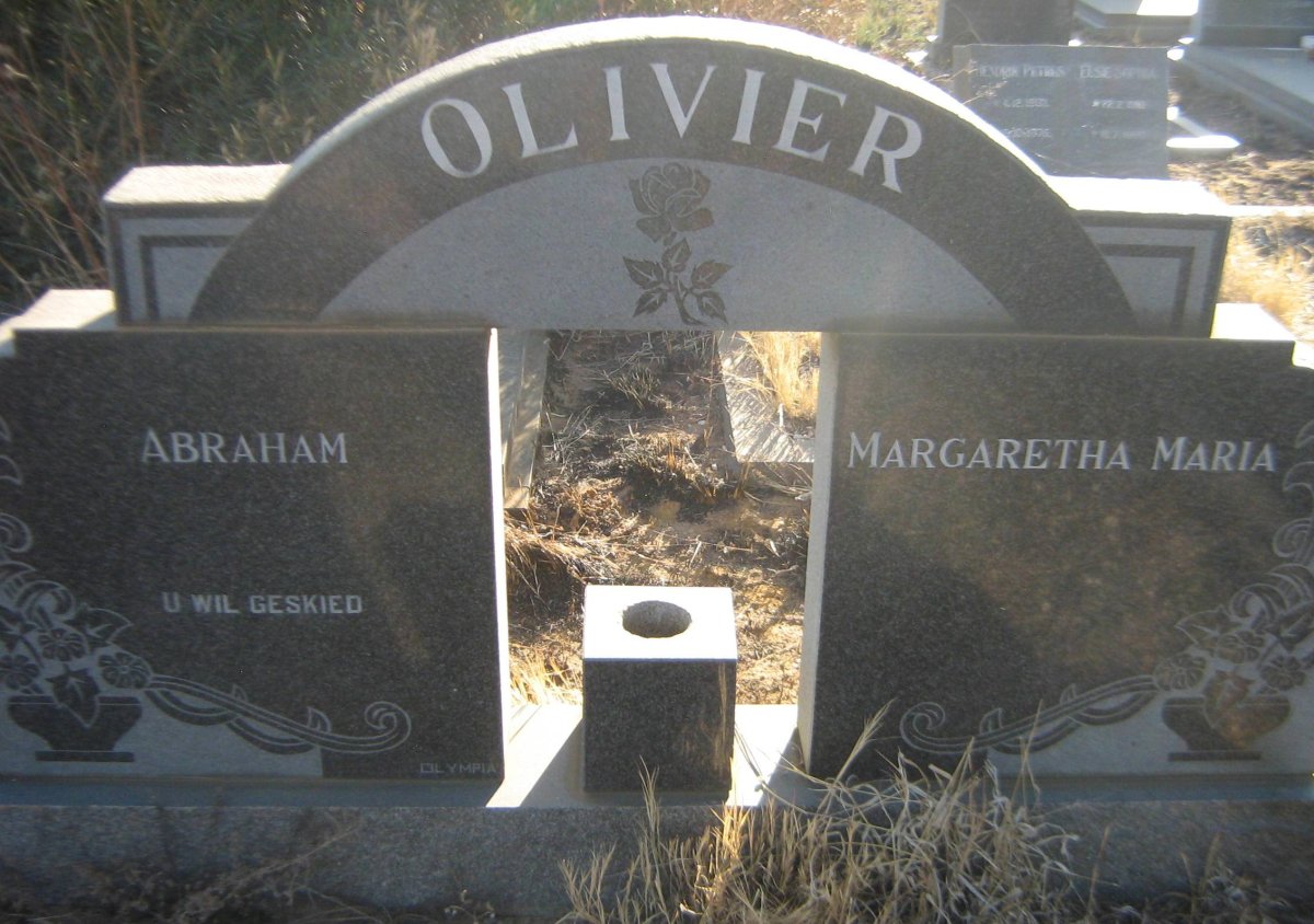 OLIVIER Abraham &amp; Margaretha Maria