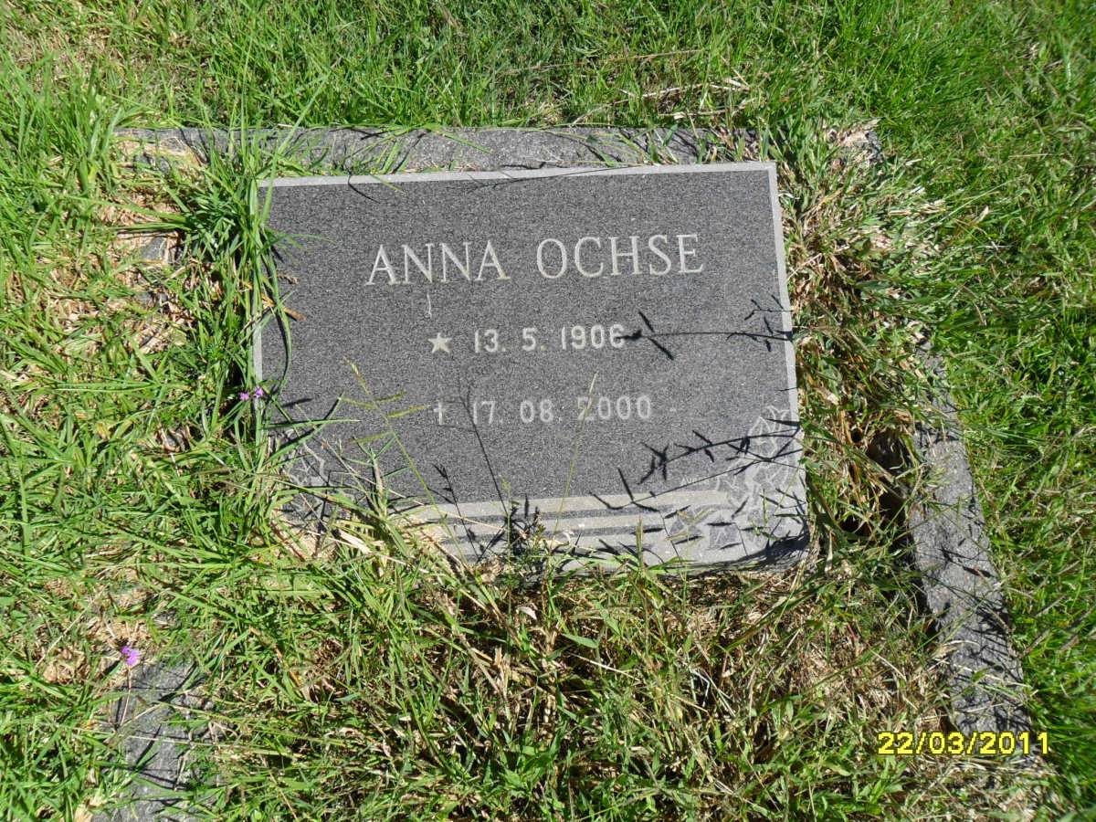 OCHSE Anna 1906-2000