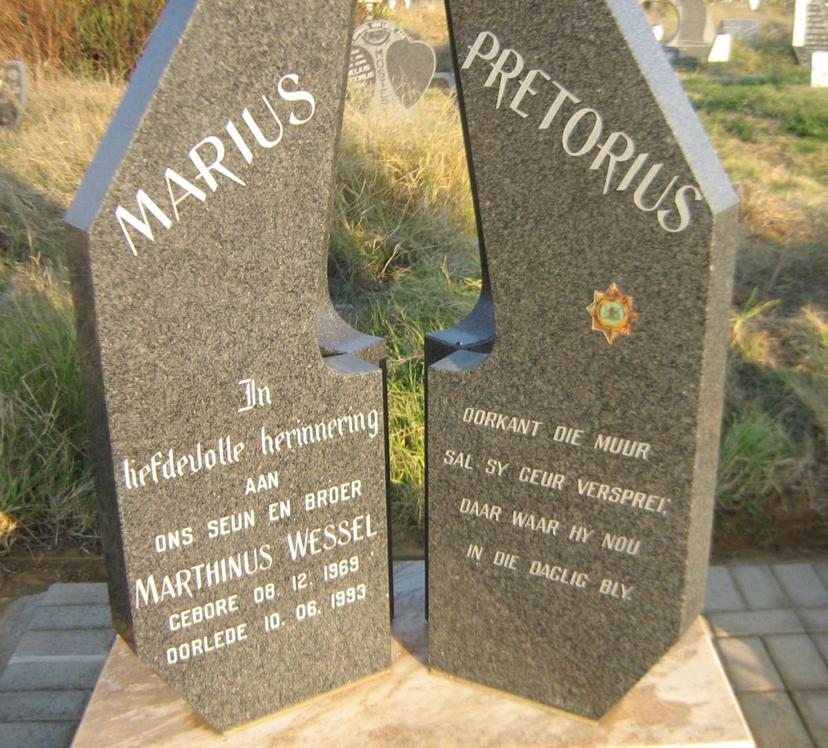 PRETORIUS Marthinus Wessel 1969-1993