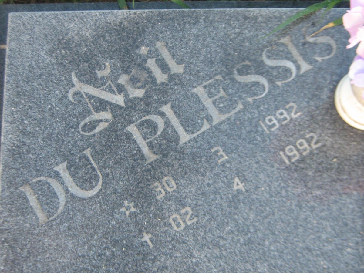 PLESSIS Neil, du 1992-1992