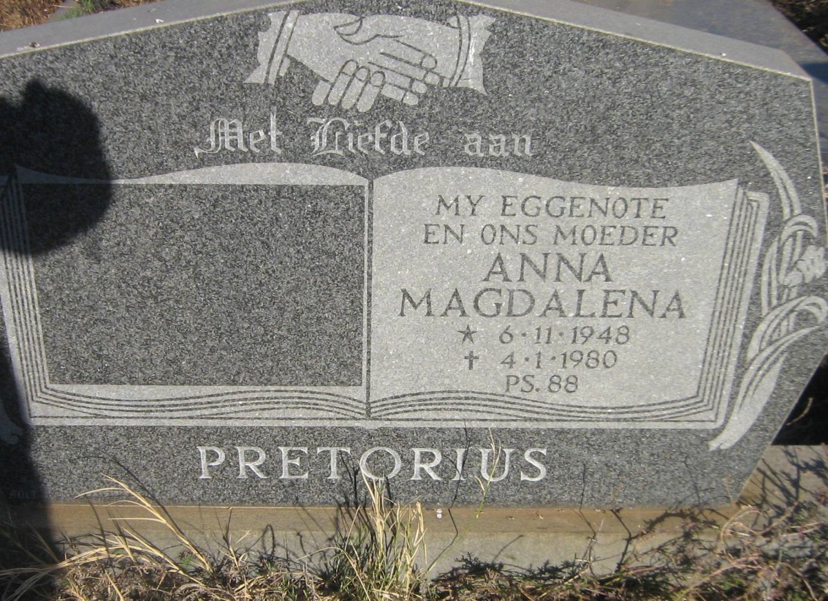 PRETORIUS Anna Magdalena 1948-1980