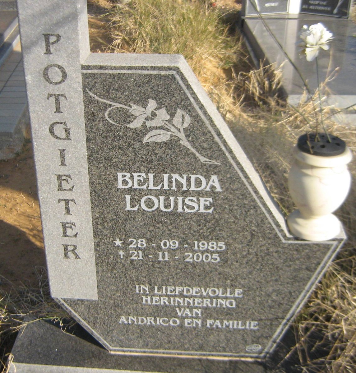 POTGIETER Belinda Louise 1985-2005