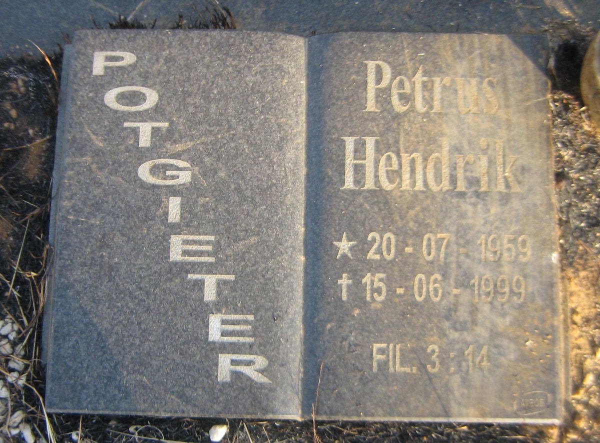 POTGIETER Petrus Hendrik 1959-1999
