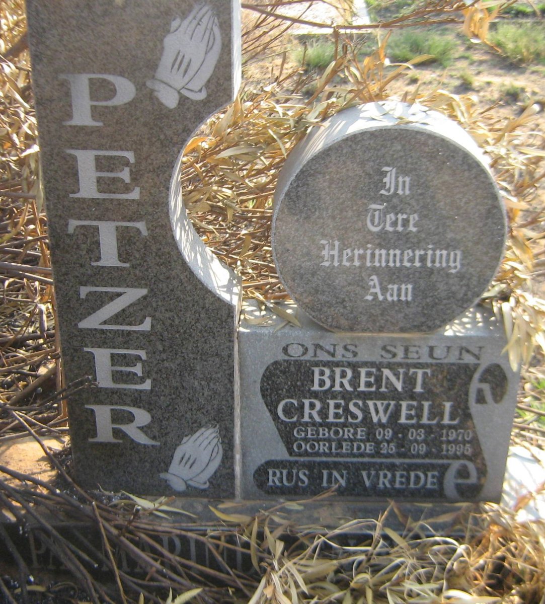 PETZER Brent Creswell 1970-1995