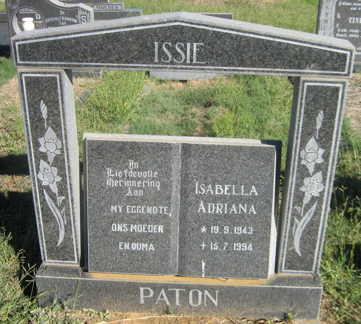 PATON Isabella Adriana 1943-1994