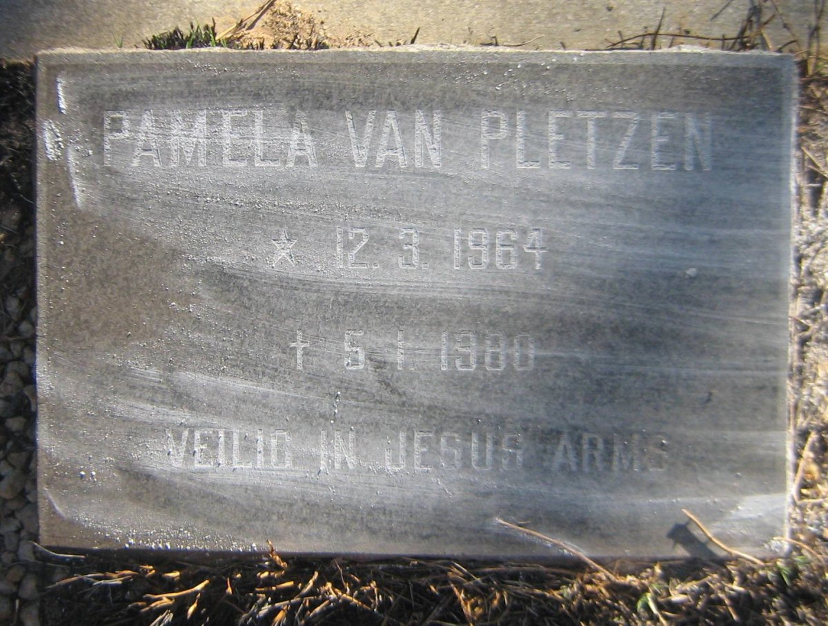 PLETZEN Pamela, van 1964-1980