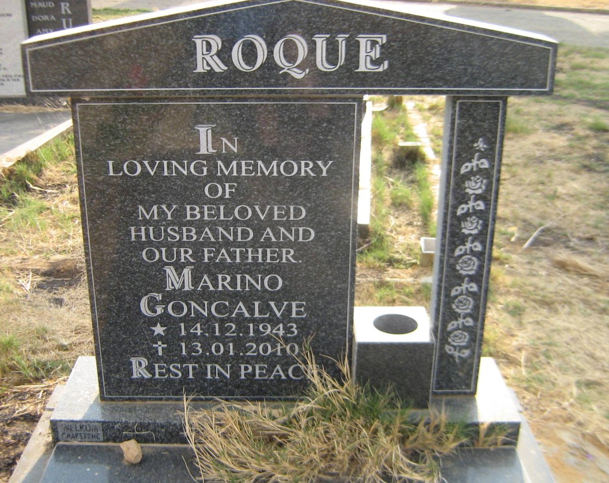ROQUE Marino Goncalve 1943-2010