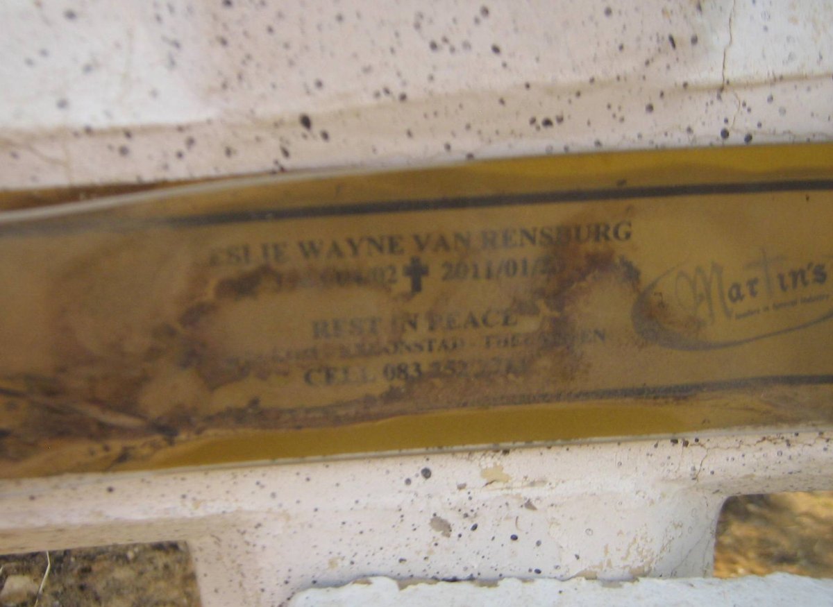 RENSBURG Leslie Wayne, van -2011