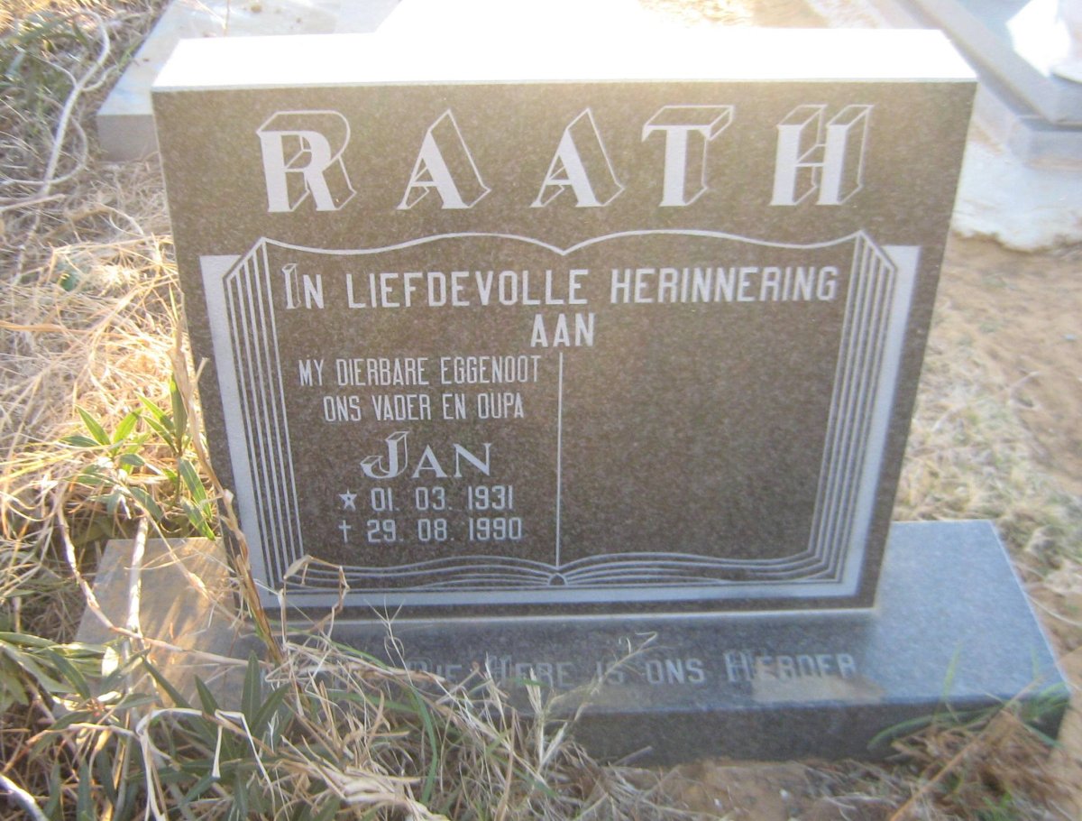 RAATH Jan 1931-1990