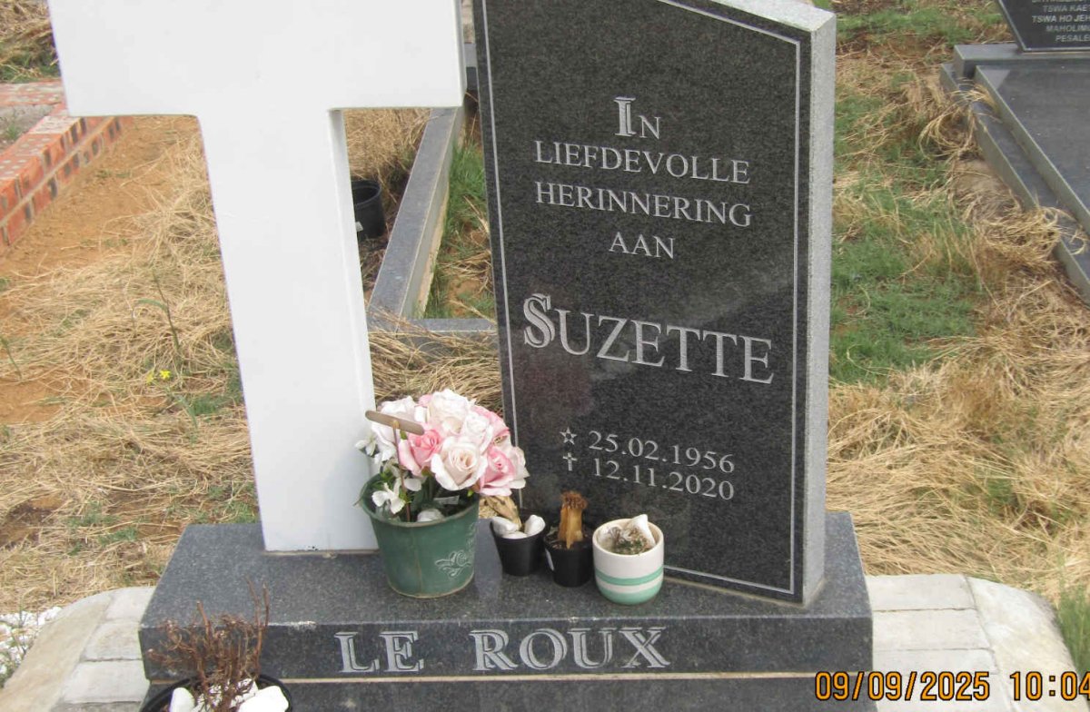 ROUX Suzette, le 1956-2020