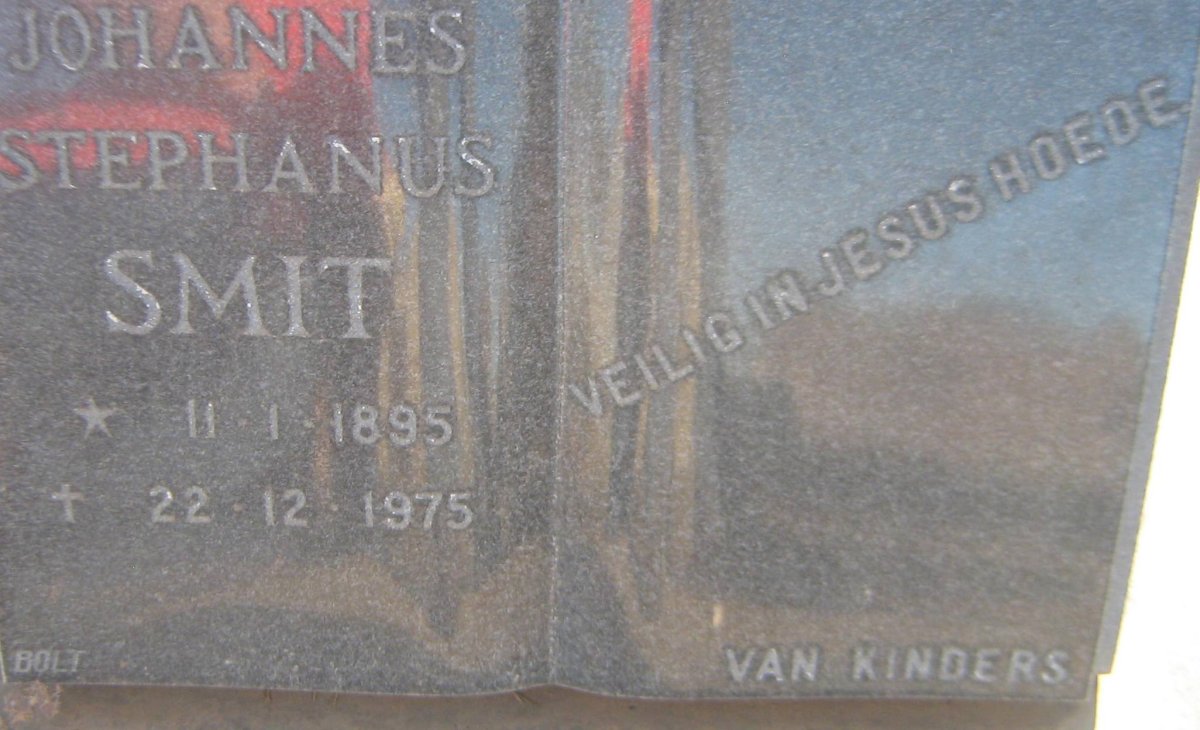 SMIT Johannes Stephanus 1895-1975