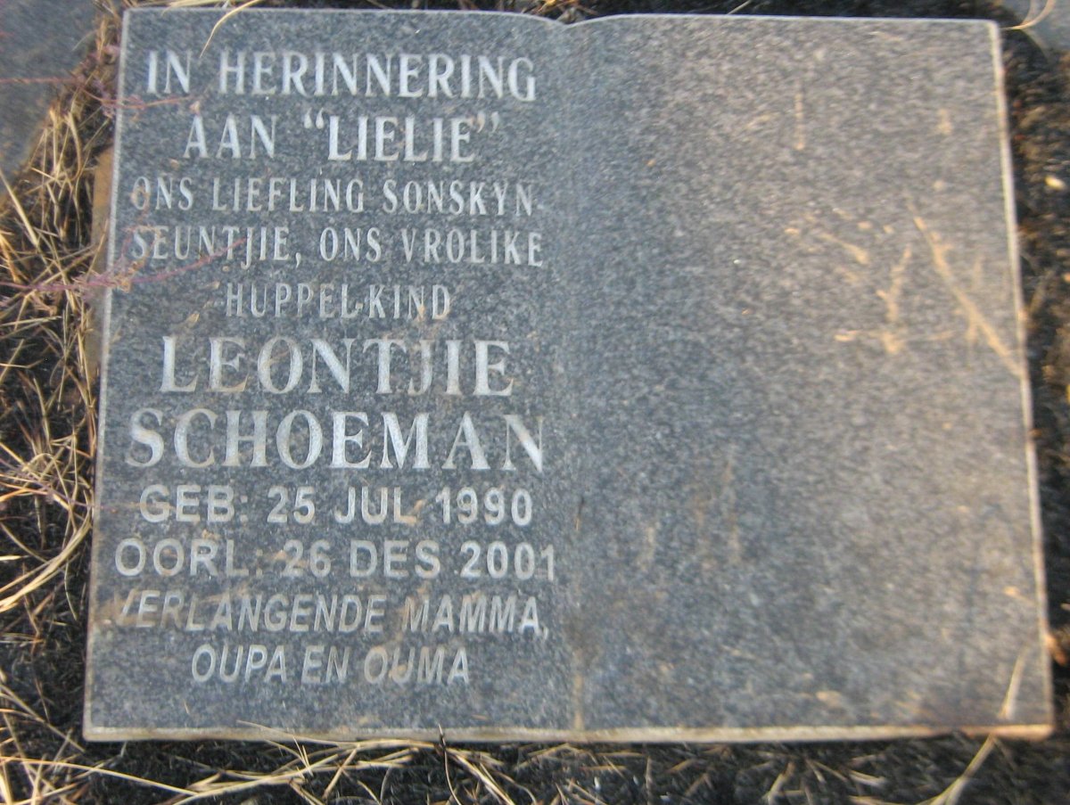 SCHOEMAN Leontjie 1990-2001