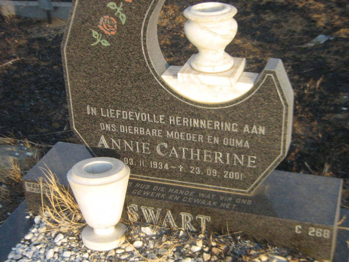 SWART Annie Catherine 1934-2001
