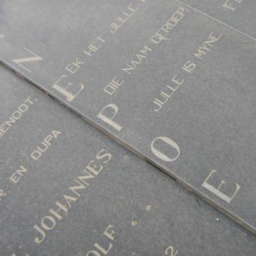 SWANEPOEL Daniél Johannes Rudolf 1922-1991 &amp; Ferdinanda Johanna 1922-2006