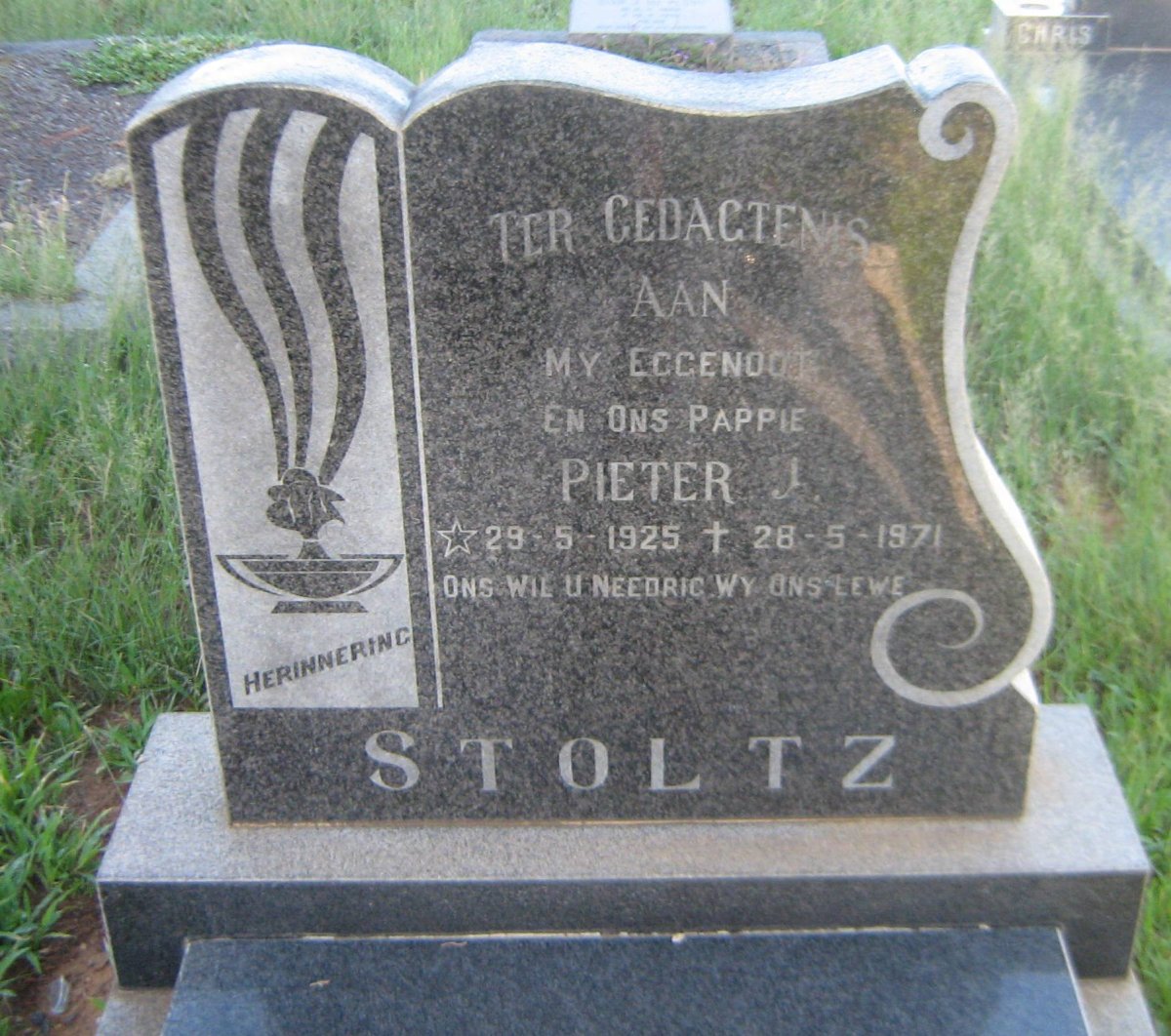 STOLTZ Pieter J. 1925-1971