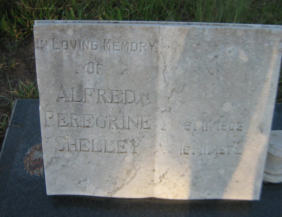 SHELLEY Alfred Peregrine 1903-1972