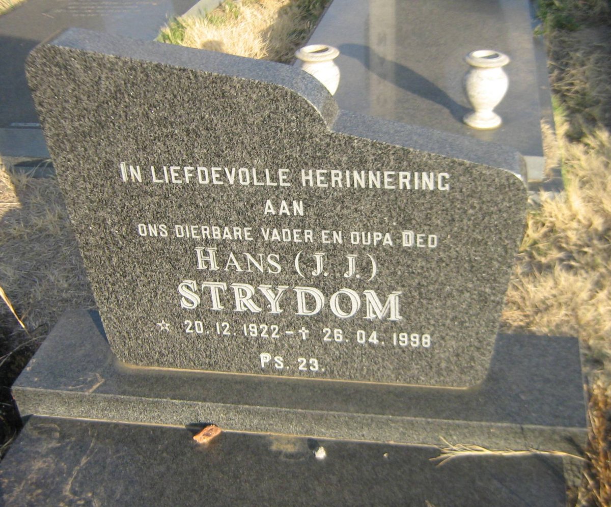 STRYDOM J.J. 1922-1998