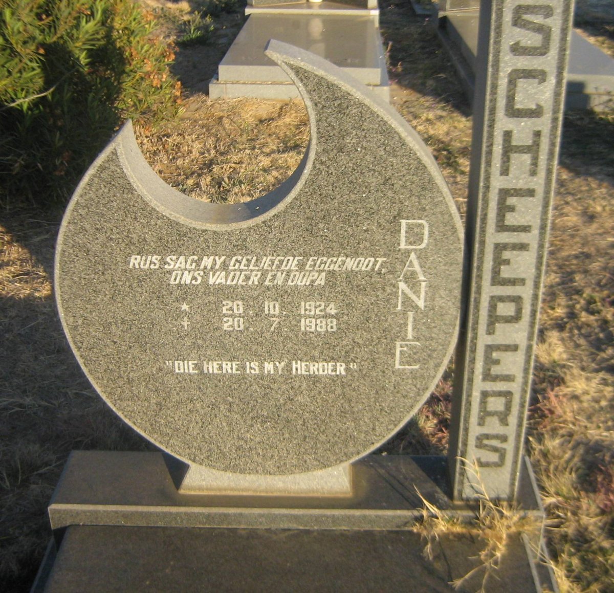 SCHEEPERS Danie 1924-1988