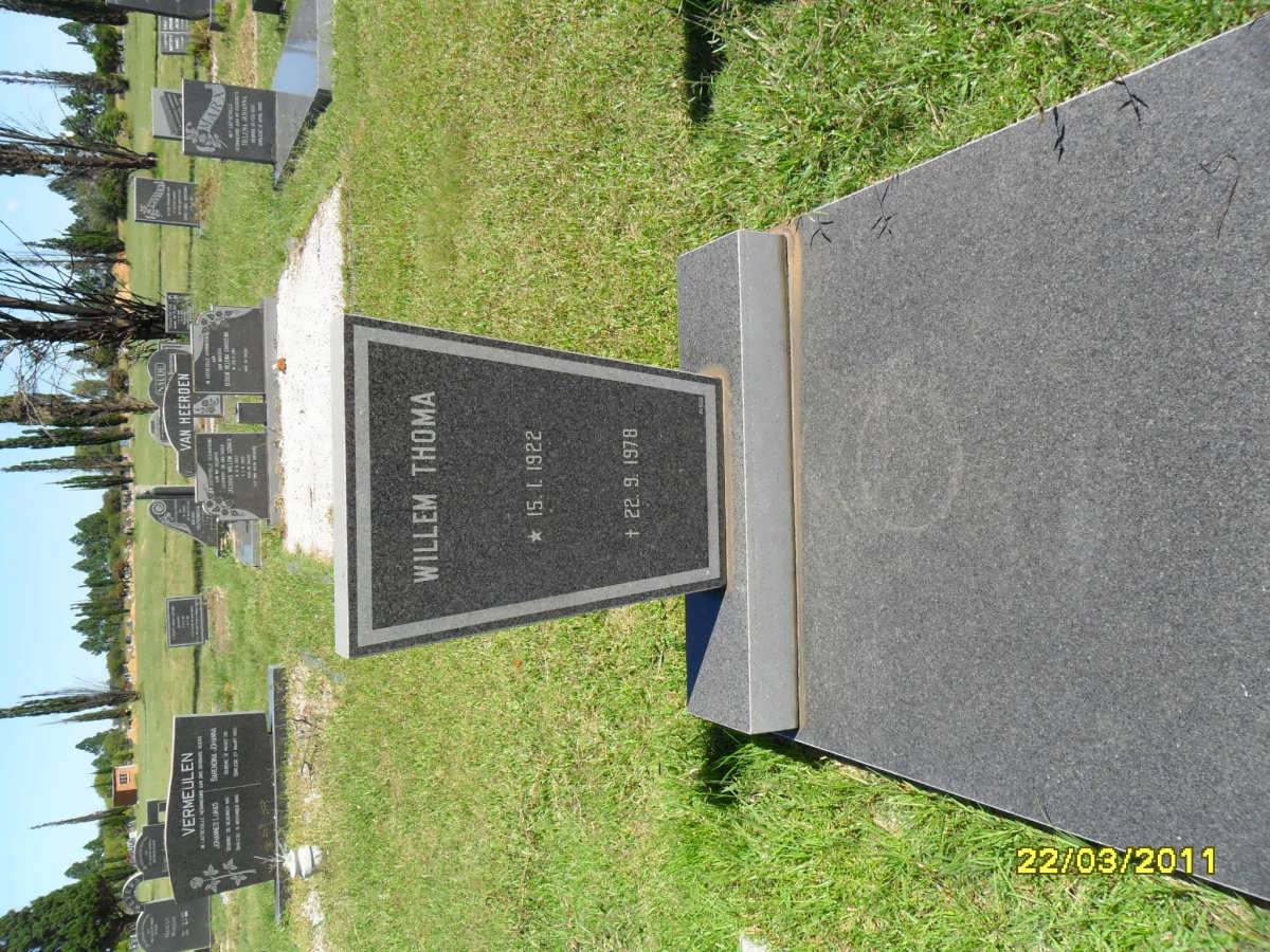THOMA Willem 1922-1978