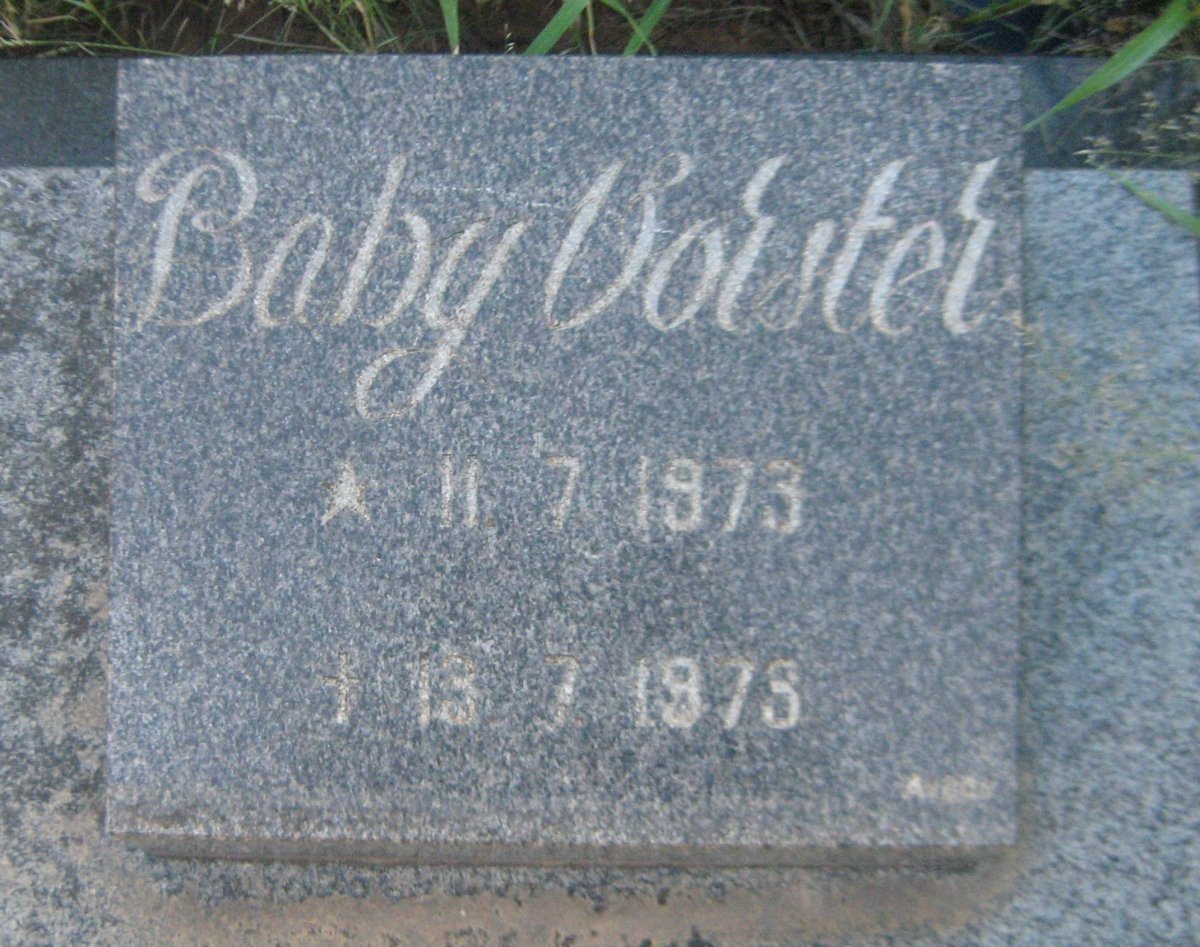 VORSTER Baby 1973-1973