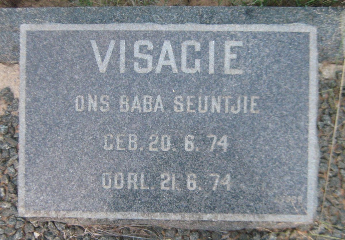 VISAGIE 1974-1974