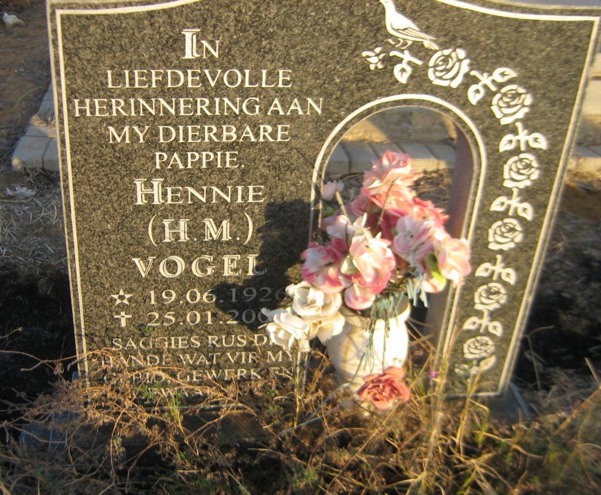 VOGEL H.M. 1926-2003