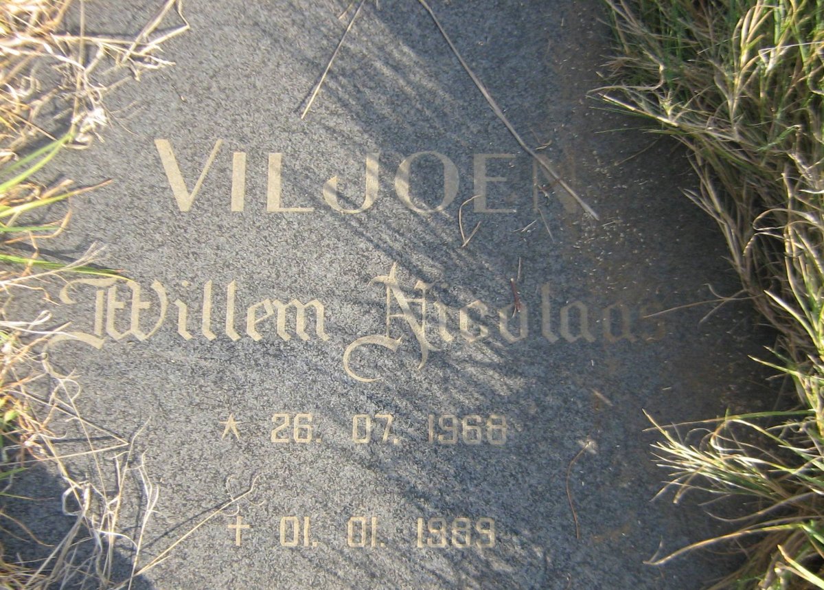 VILJOEN Willem Nicolaas 1968-1989