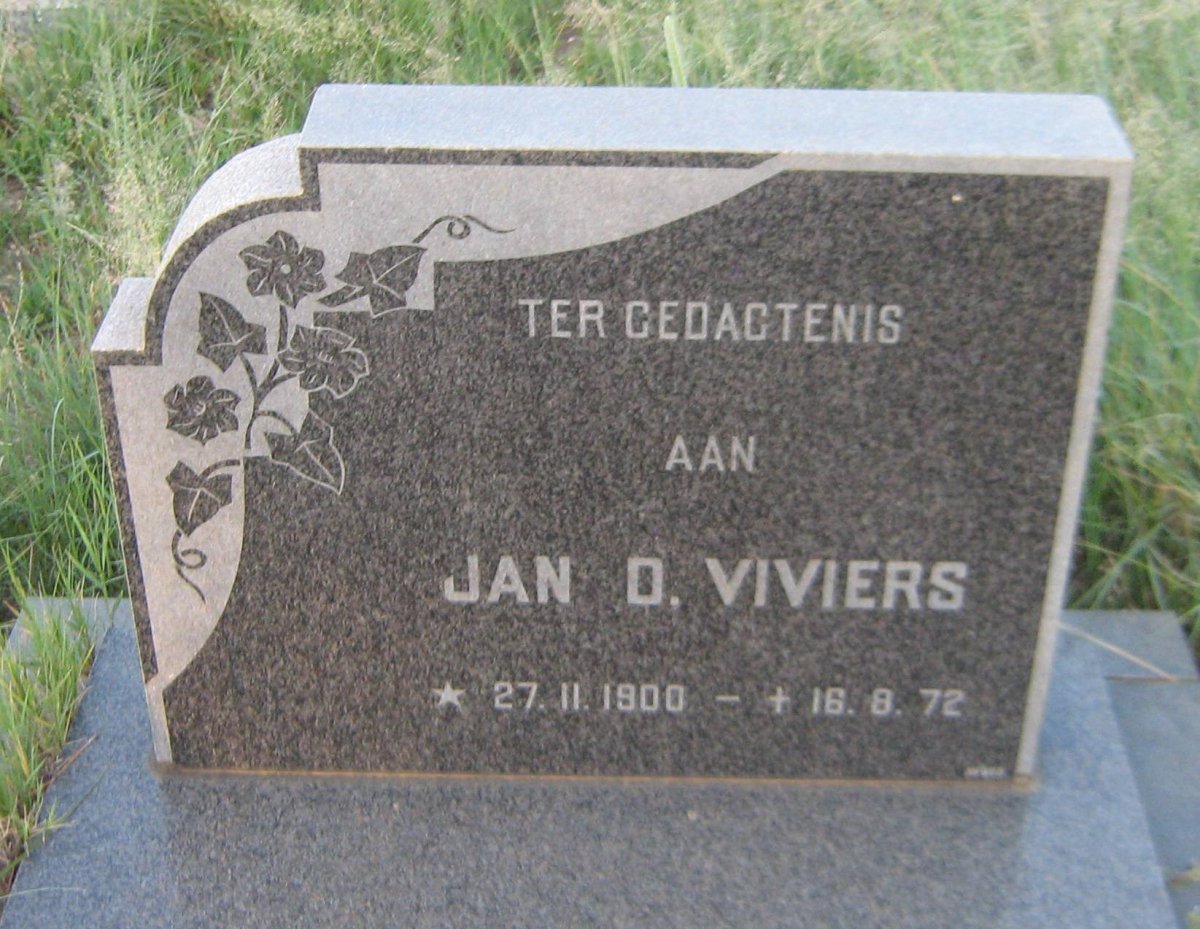 VIVIERS Jan D. 1900-1972
