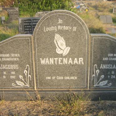 WANTENAAR Fritz Jacobus 1911-1992 &amp; Angela Elizabeth 1913-2001