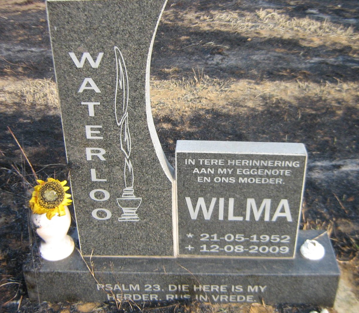 WATERLOO Wilma 1952-2009
