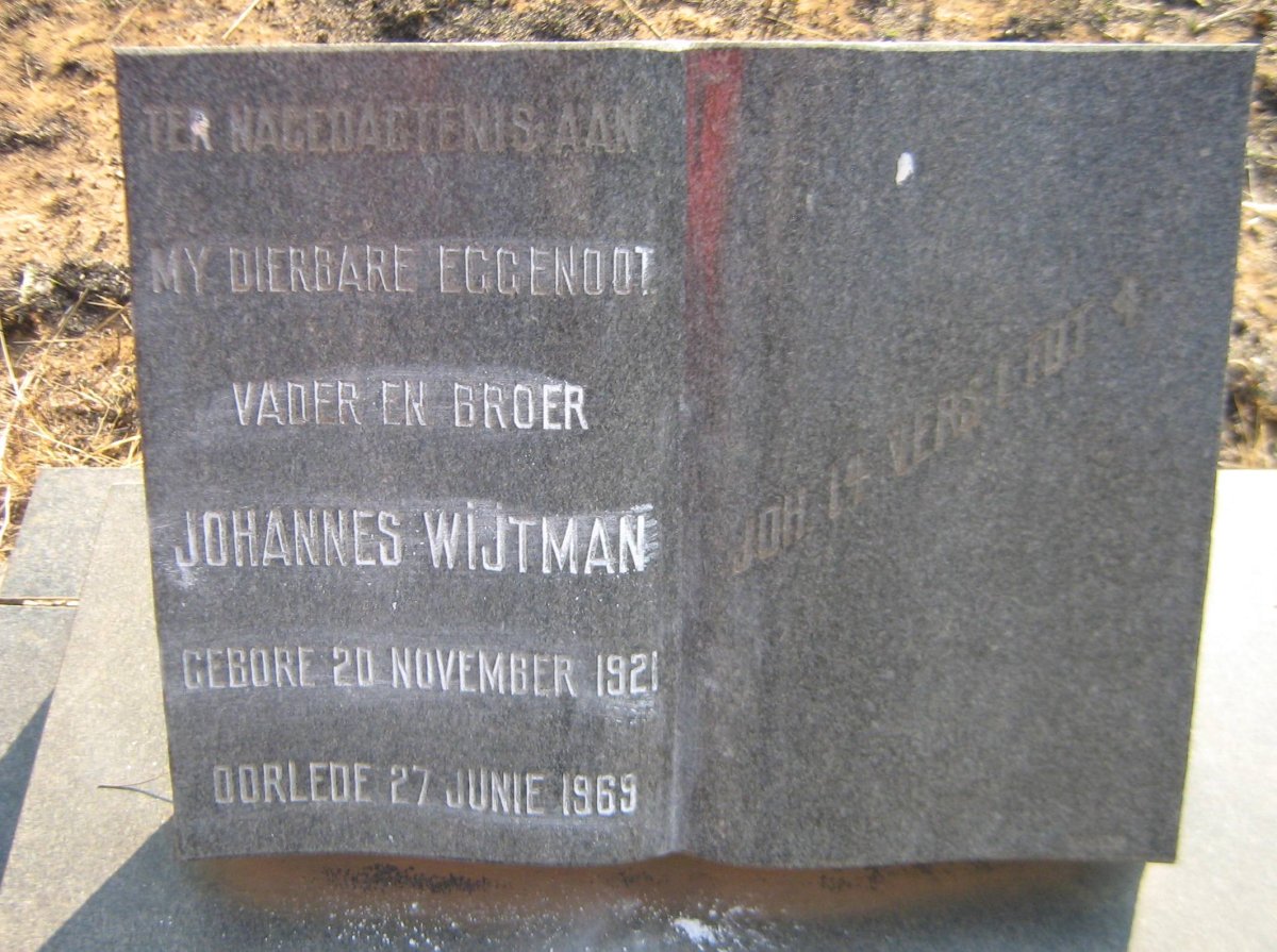 WIJTMAN Johannes 1921-1969