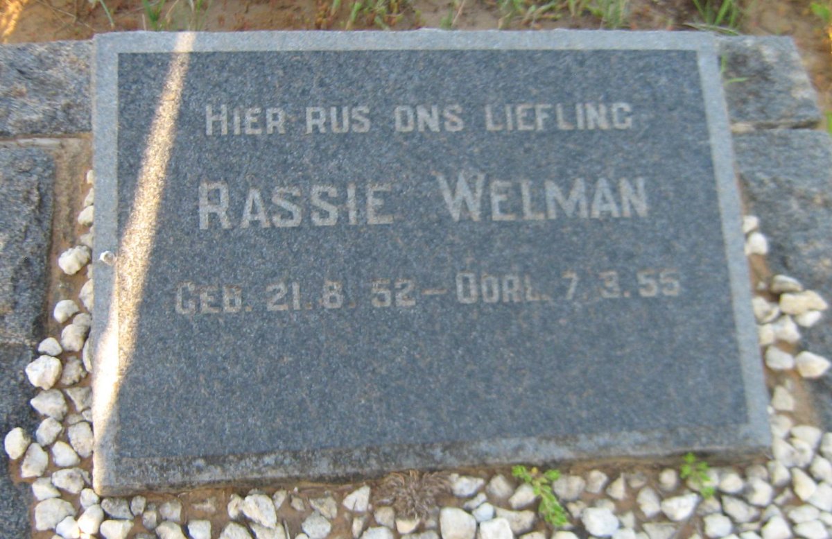 WELMAN Rassie 1952-1955
