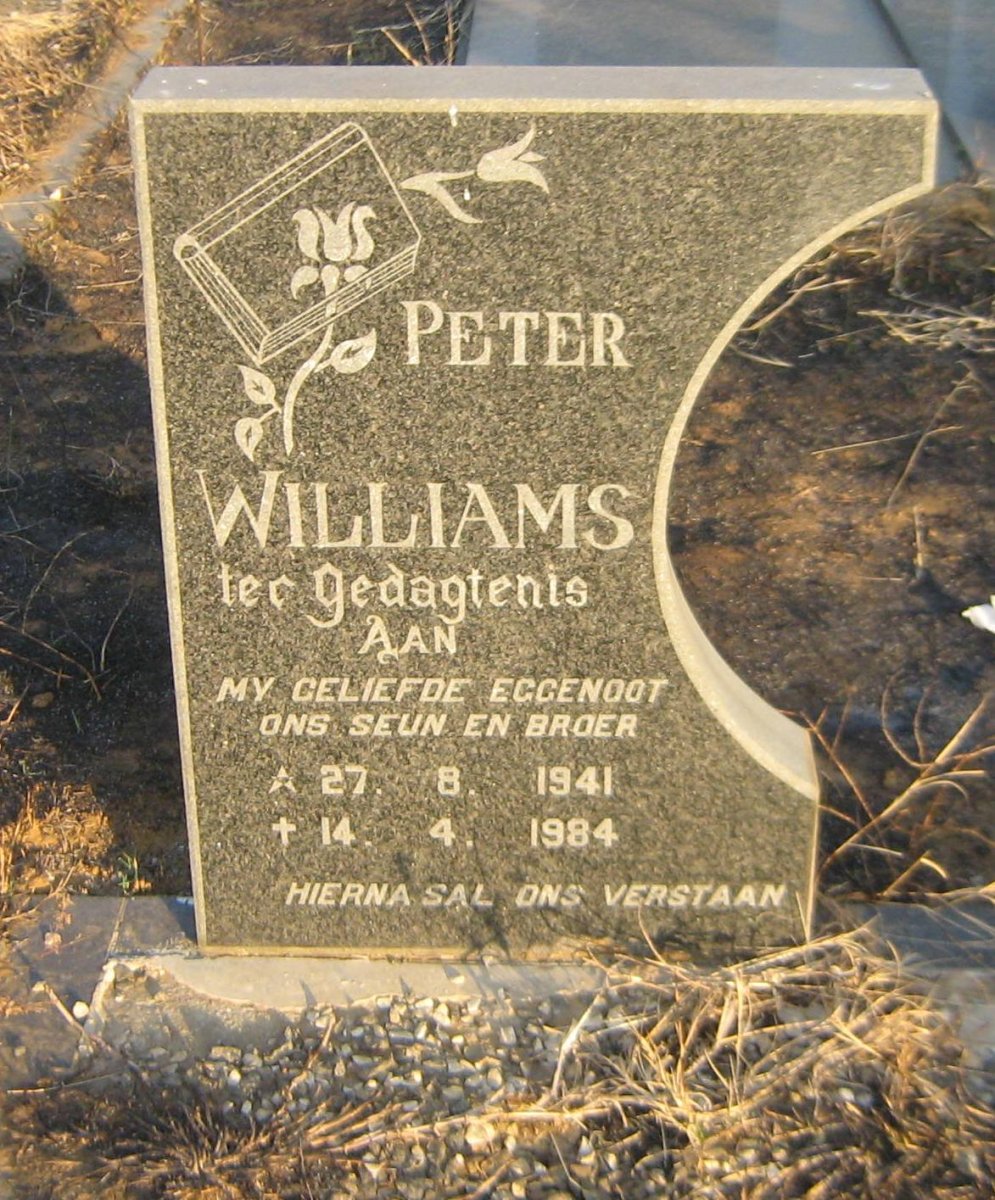 WILLIAMS Peter 1941-1984