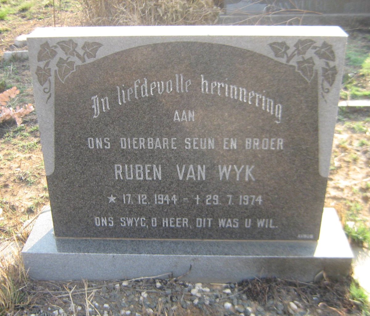 WYK Ruben, van 1944-1974