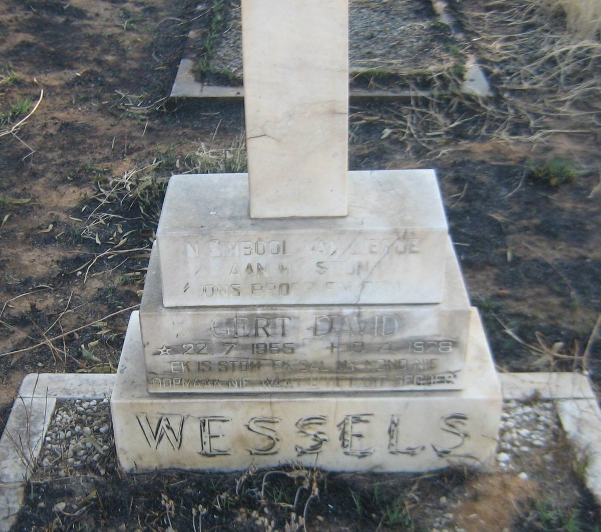 WESSELS Gert David 1955-1978