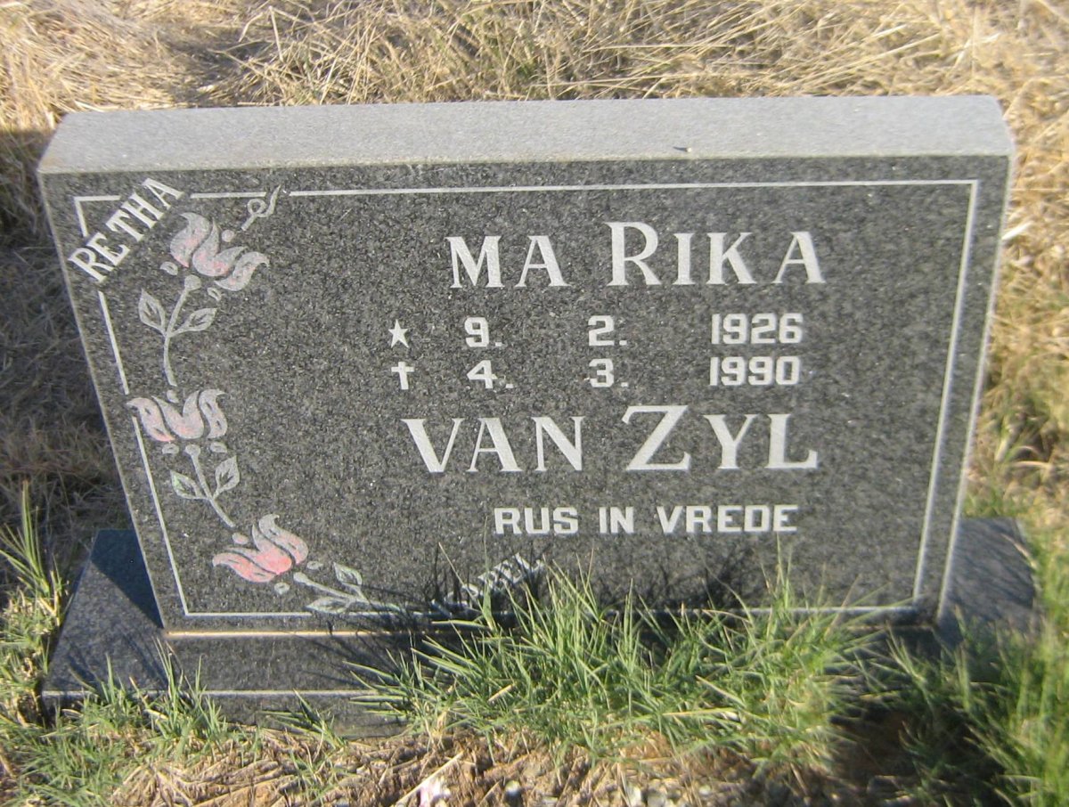 ZYL Rika, van 1916-1990